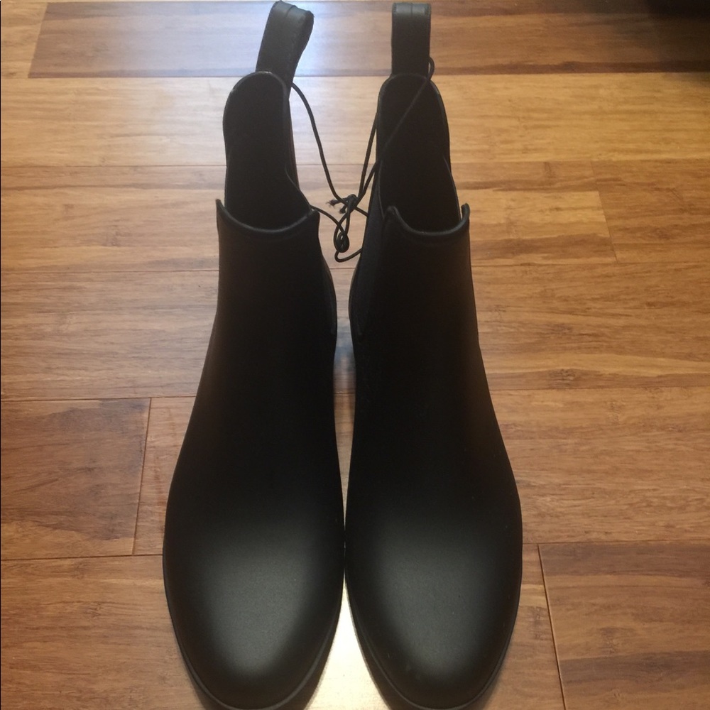 brand New A New Day Rain Black rain booties